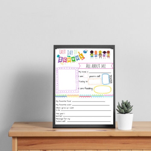 First Day of School Printable - Etsy