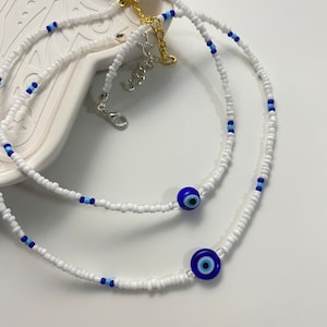 Handmade Nazar Evil Eye Choker Necklace