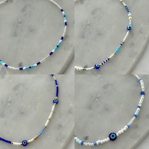 Handmade Nazar Evil Eye Choker Necklace