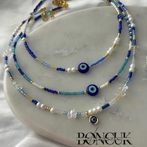 Handmade Nazar Evil Eye Choker Necklace