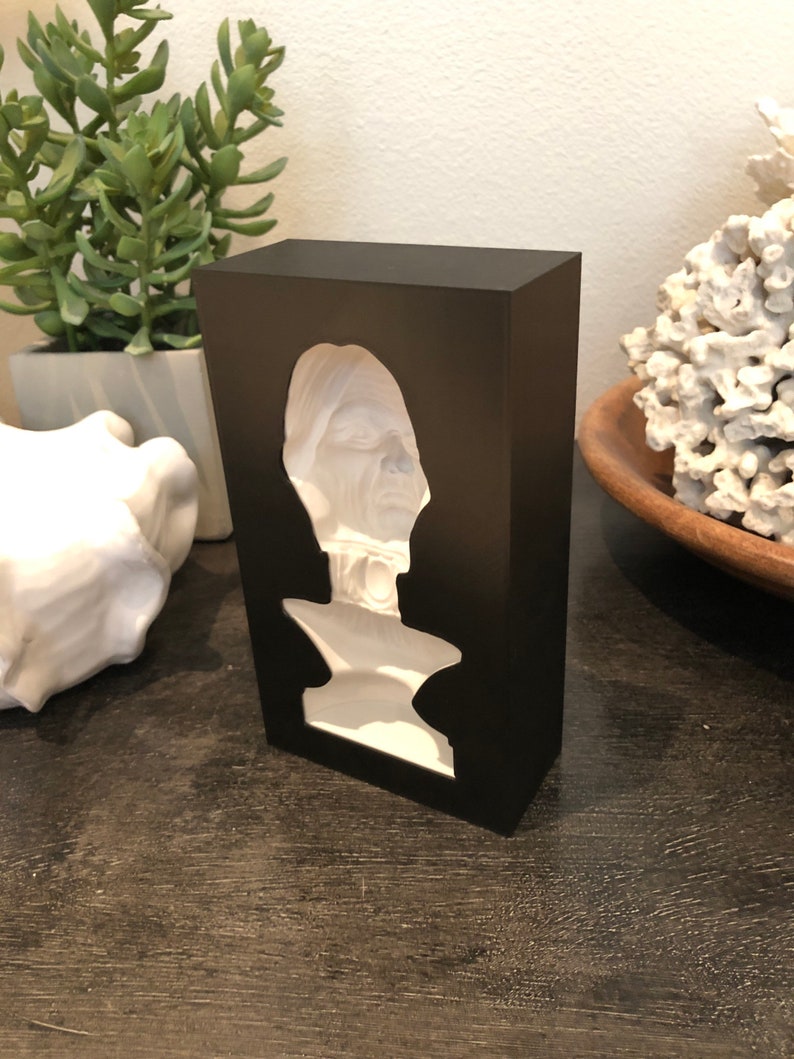 Haunted Mansion's Aunt Lucretia Inverted Staring Bust Etsy