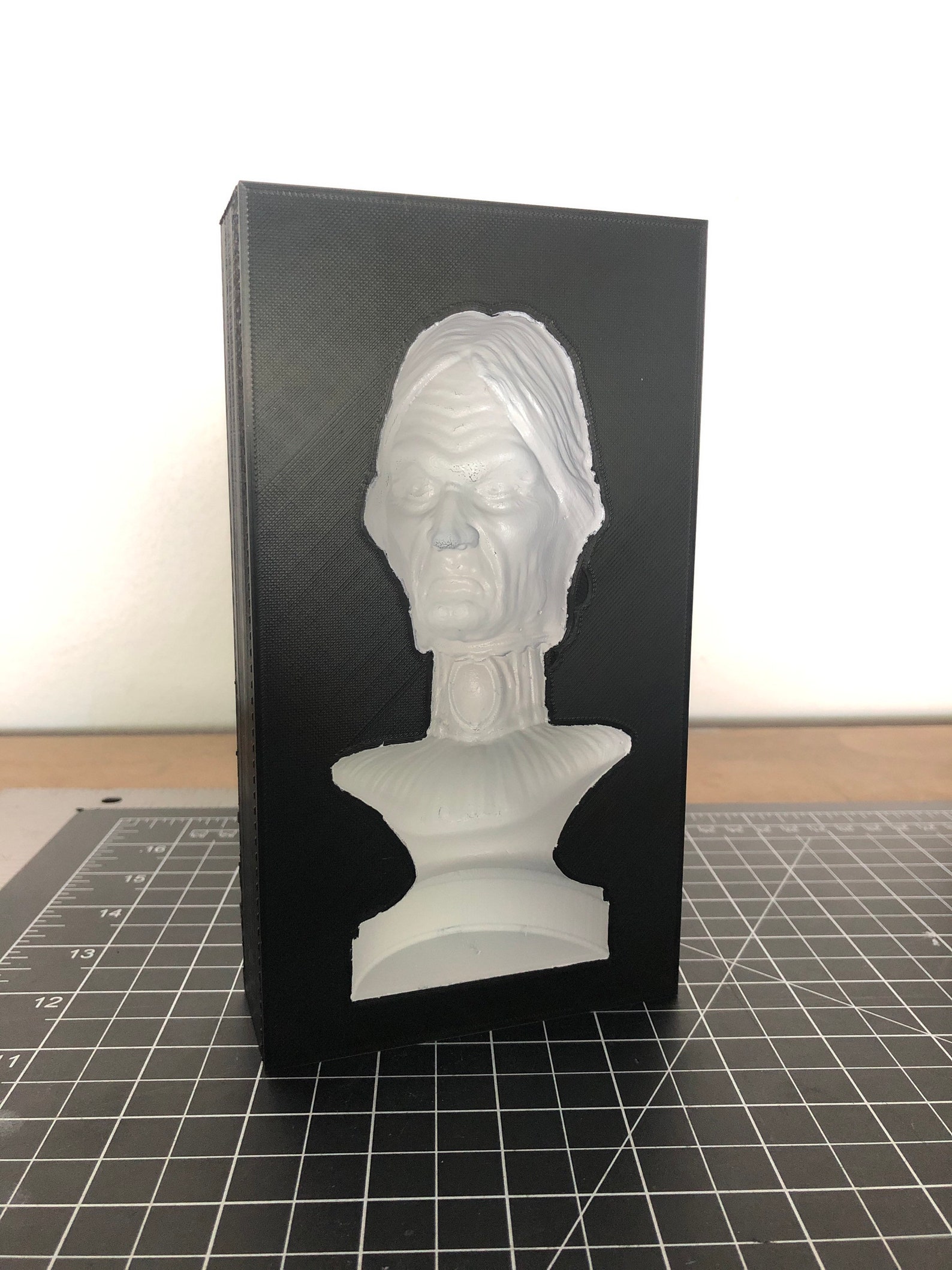Haunted Mansion's Aunt Lucretia Inverted Staring Bust 3D Etsy