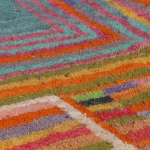 Colorful Moroccan Rug, Custom Fabulous Boujad Rug, Azilal rug, Abstract Multicolored Carpet, Handmade Moroccan Rug, Bohemian rug