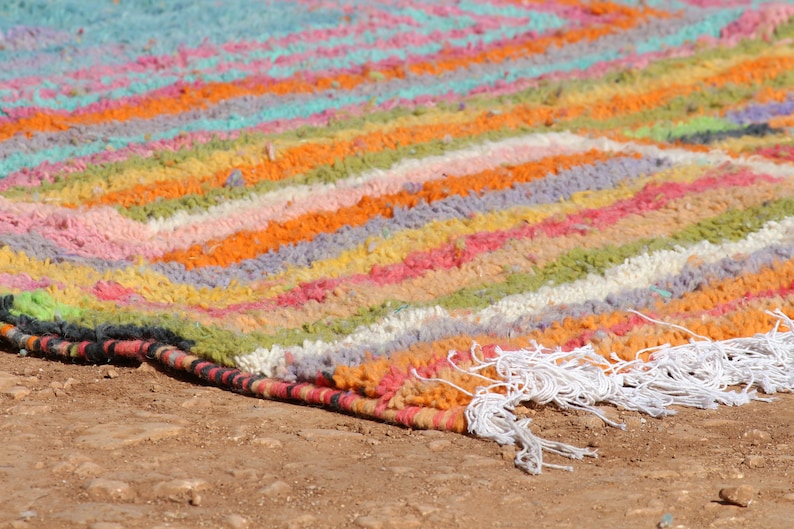 Colorful Moroccan Rug, Custom Fabulous Boujad Rug, Azilal rug, Abstract Multicolored Carpet, Handmade Moroccan Rug, Bohemian rug