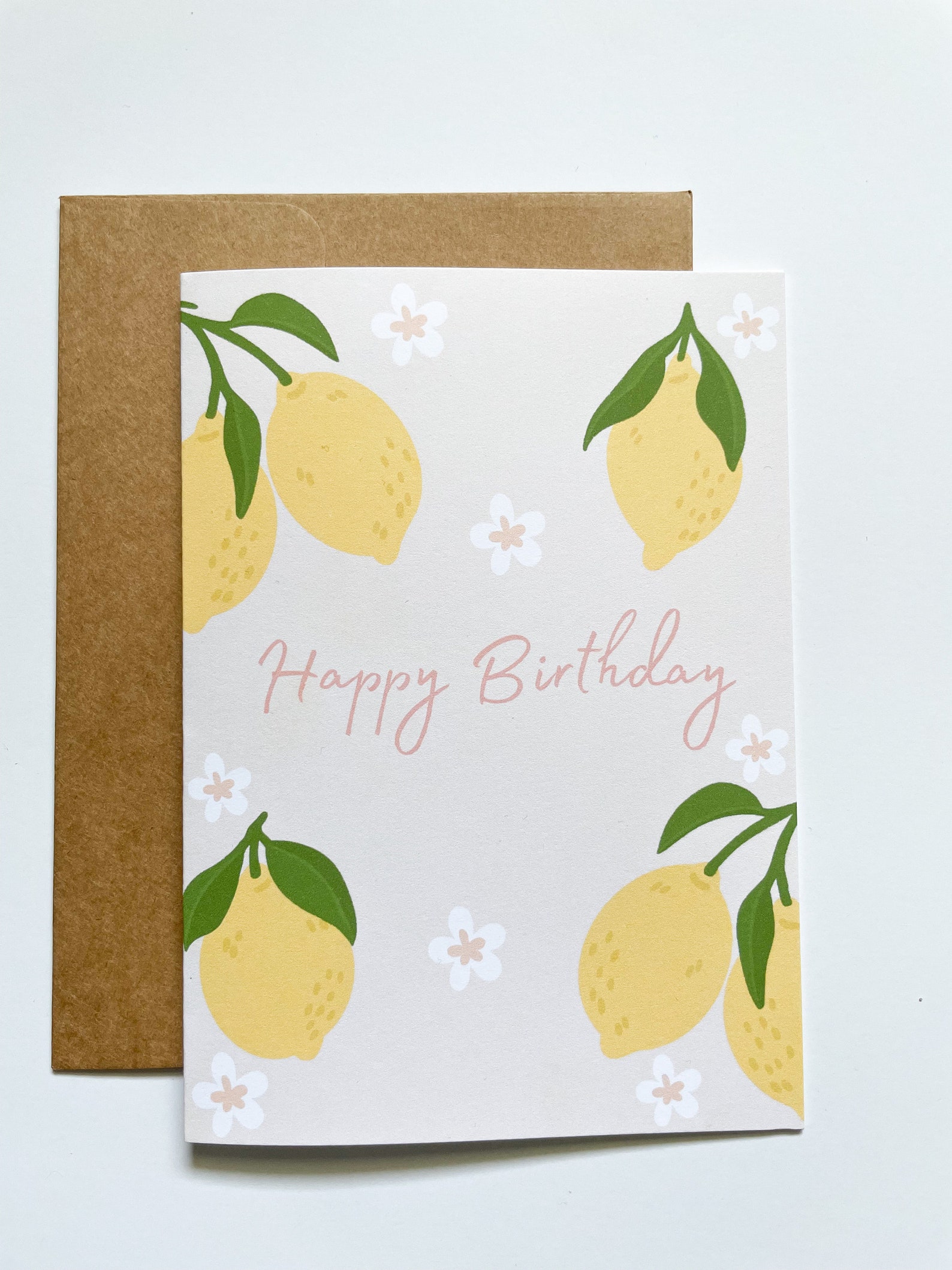 Lemon Birthday Card Summer Birthday Card Happy Birthday Card | Etsy