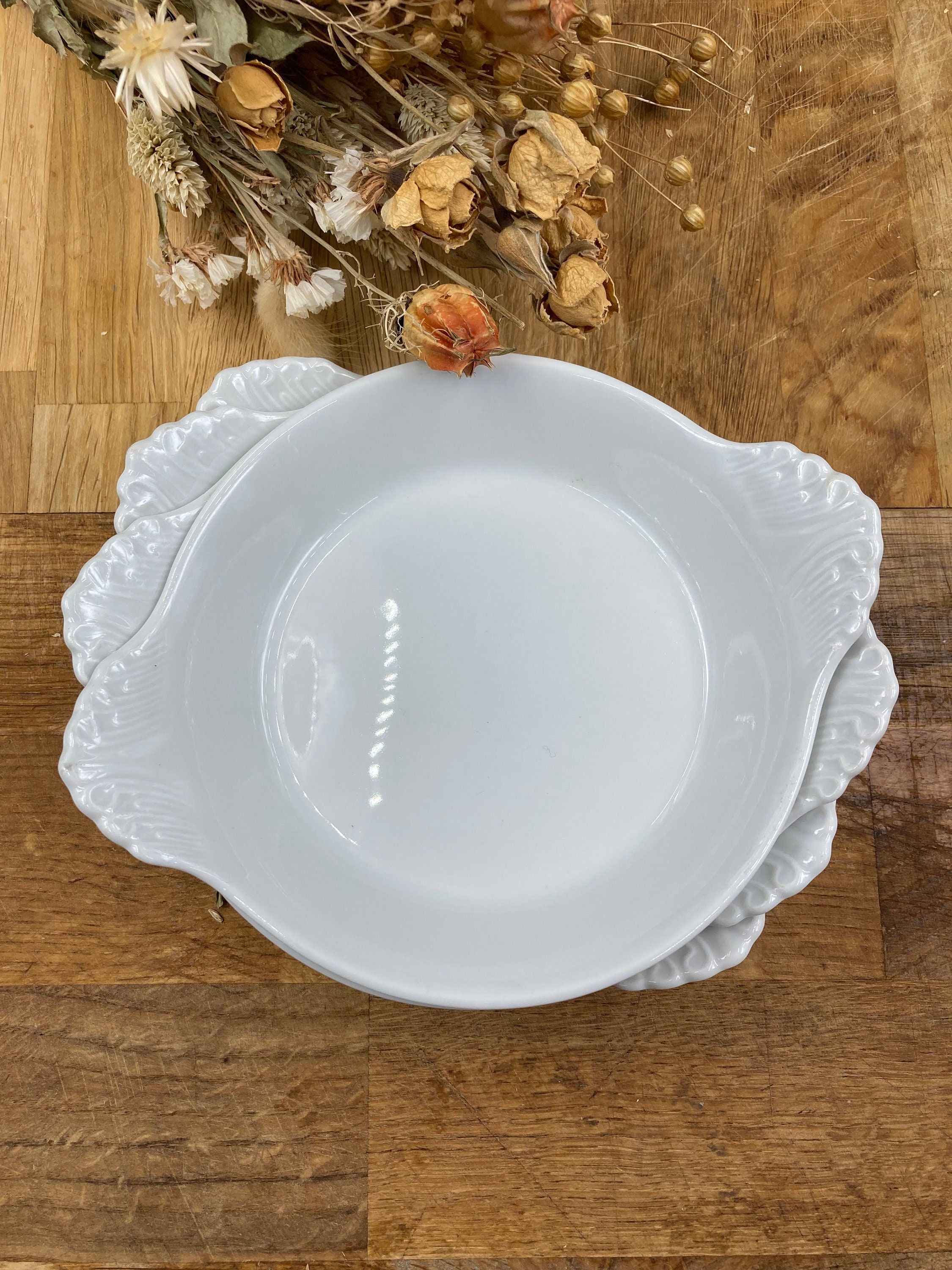 Casserole Apilco Plat A Four/Oven Plates Tureen Terrine Deep Plate Gratin Dish Size 5