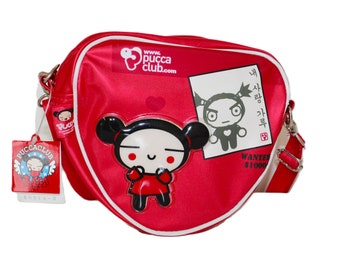 New with tag. Pucca Funny Love adjustable shoulder Bag