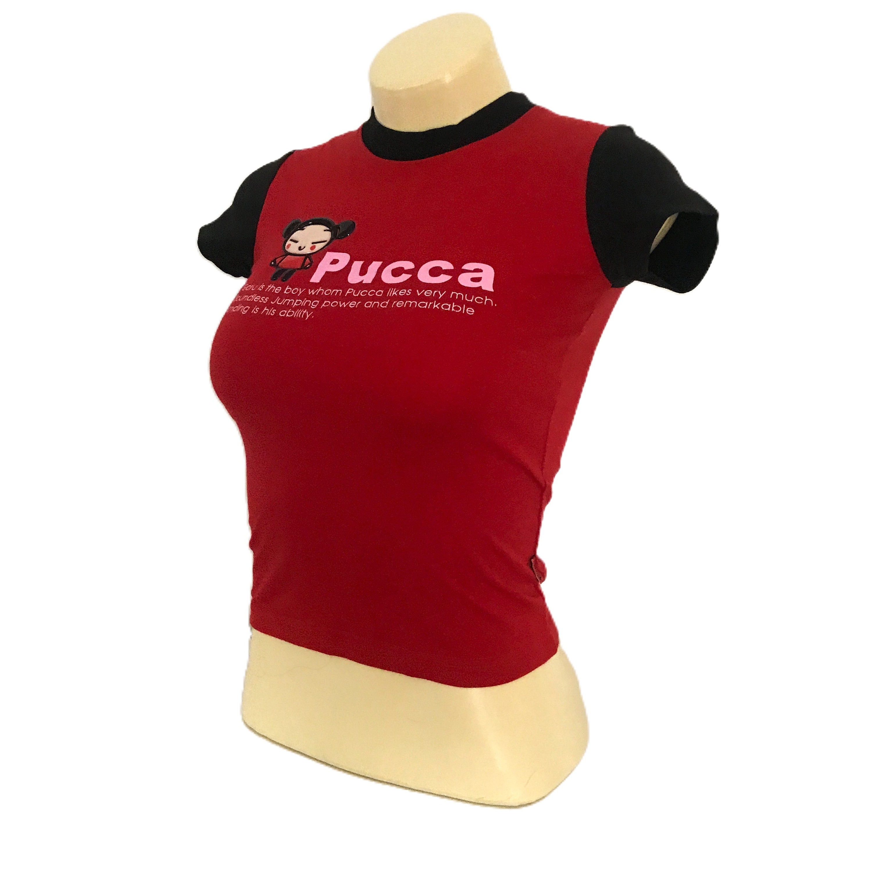 New With Tag. Pucca Funny Love Soft Cotton T-shirt [pucca Embossed