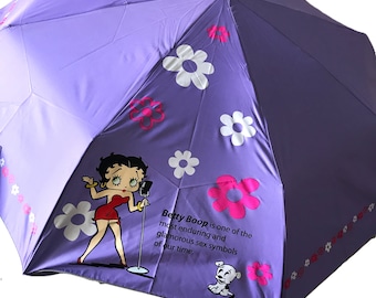 New with tag. Betty Boop Umbrella "Purple"