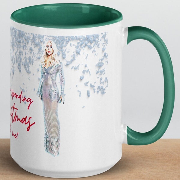 Cher Christmas Mug with Color Inside