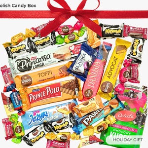 Authentieke Poolse snoepgeschenkdoos - Zoete nostalgische verrassingsset - Internationale snackbox - Verjaardags- en jubileumcadeaupakket