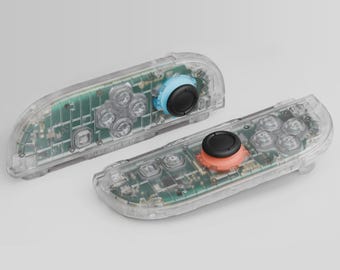 Joy-Con 2 personalizado para Nintendo Switch 2 - Diseño transparente