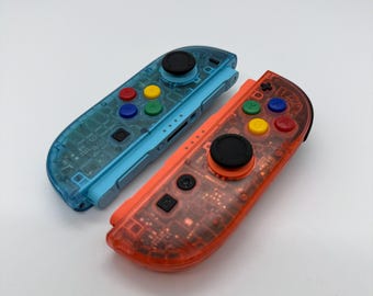 Joy-Con 2 personalizado para Nintendo Switch 2 - Diseño transparente NS1