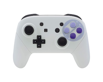 Mando Nintendo Switch Pro - Diseño púrpura de SNES