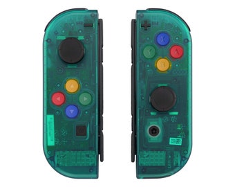 Nintendo Switch Joy Cons - Smaragdgrün/Transparent