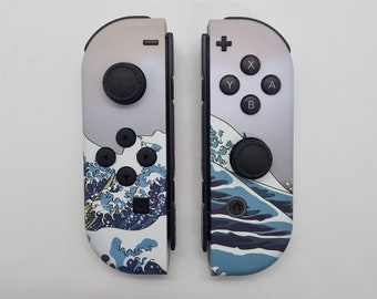 Joy-Cons Great Wave para Nintendo Switch: diseño personalizado