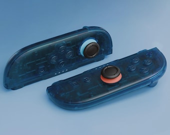 Custom Joy-Con 2 For Nintendo Switch 2 - Blue Transparent Design
