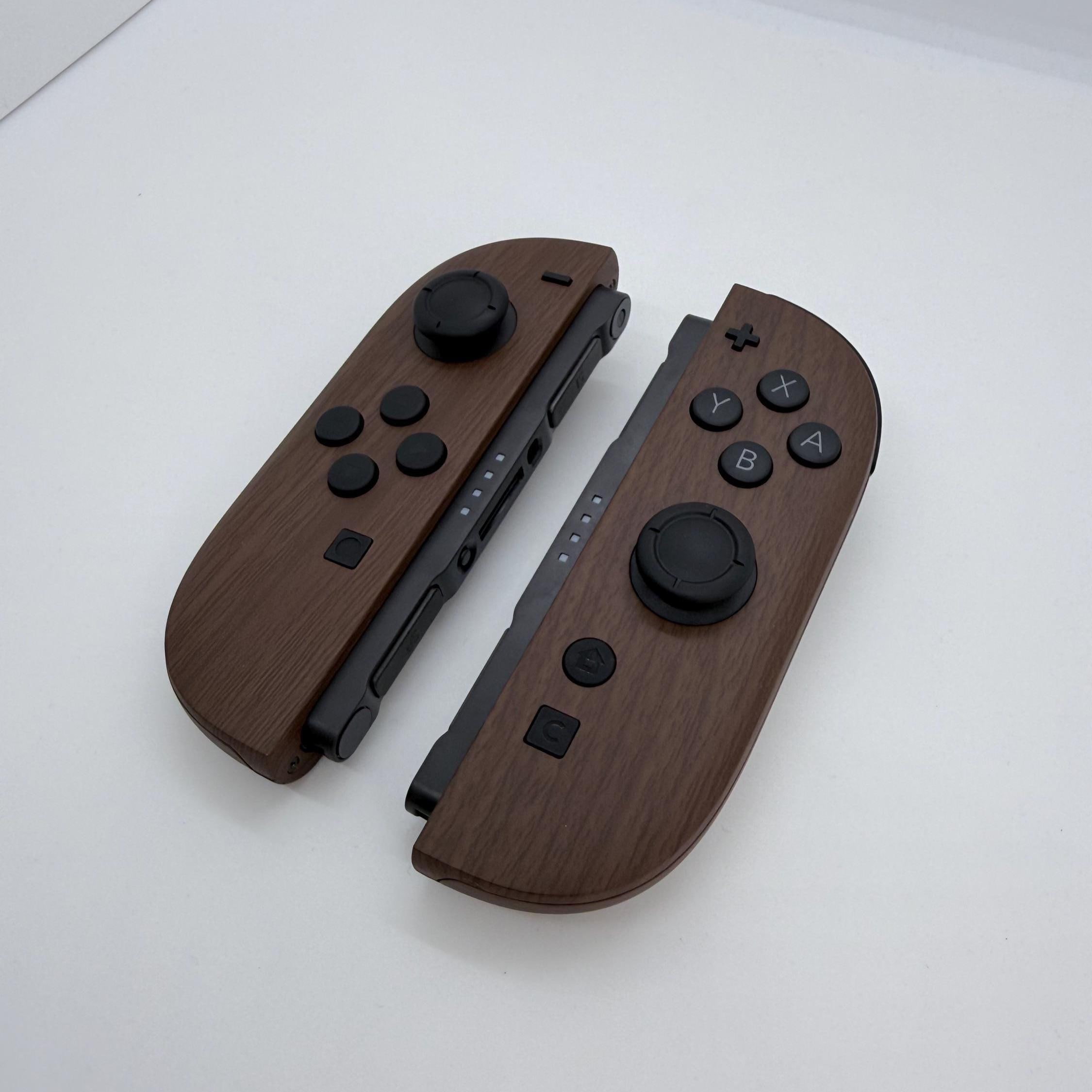 Nintendo Switch用カスタムJoy-Con 2 - ウッドデザイン - Etsy 日本