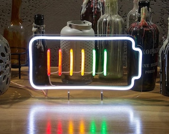 Battery Neon LED Sign – Modern Tech Decor