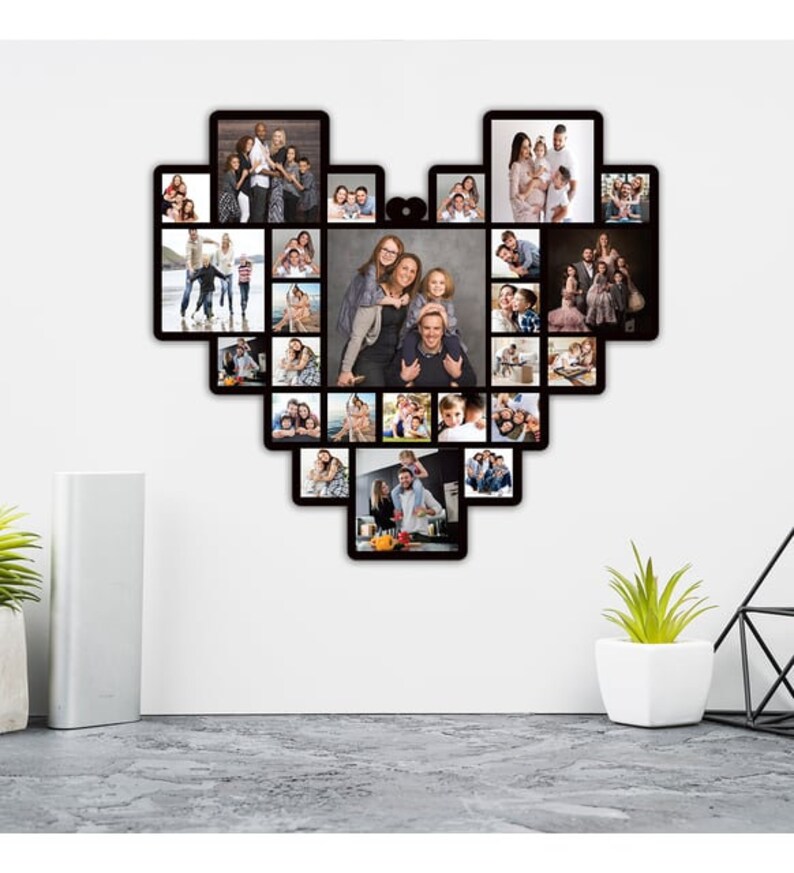 32 Photo Frame Multiple Photos, Custom Collage Frame, Picture Frames