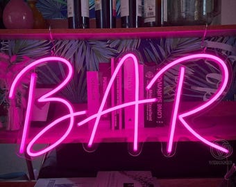 Bar LED Neon Sign – Modern Wall Decor, Nightlife Ambiance