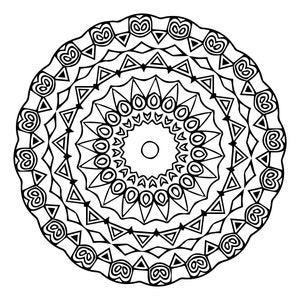 Mandala Colouring pages for relaxation | Etsy
