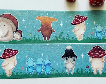Mushroom Children Washi Tape