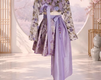Conjunto de estilo militar inspirado en el Kpop, hanbok moderno