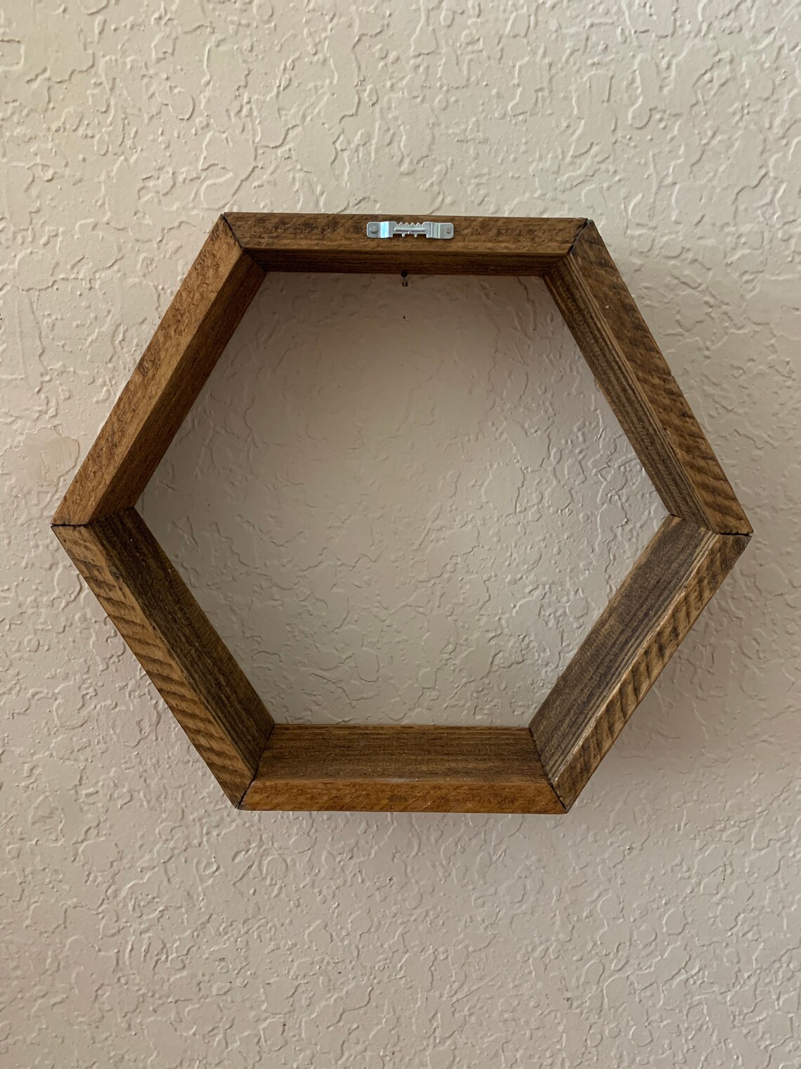 Hexagon Wall Shelf Etsy