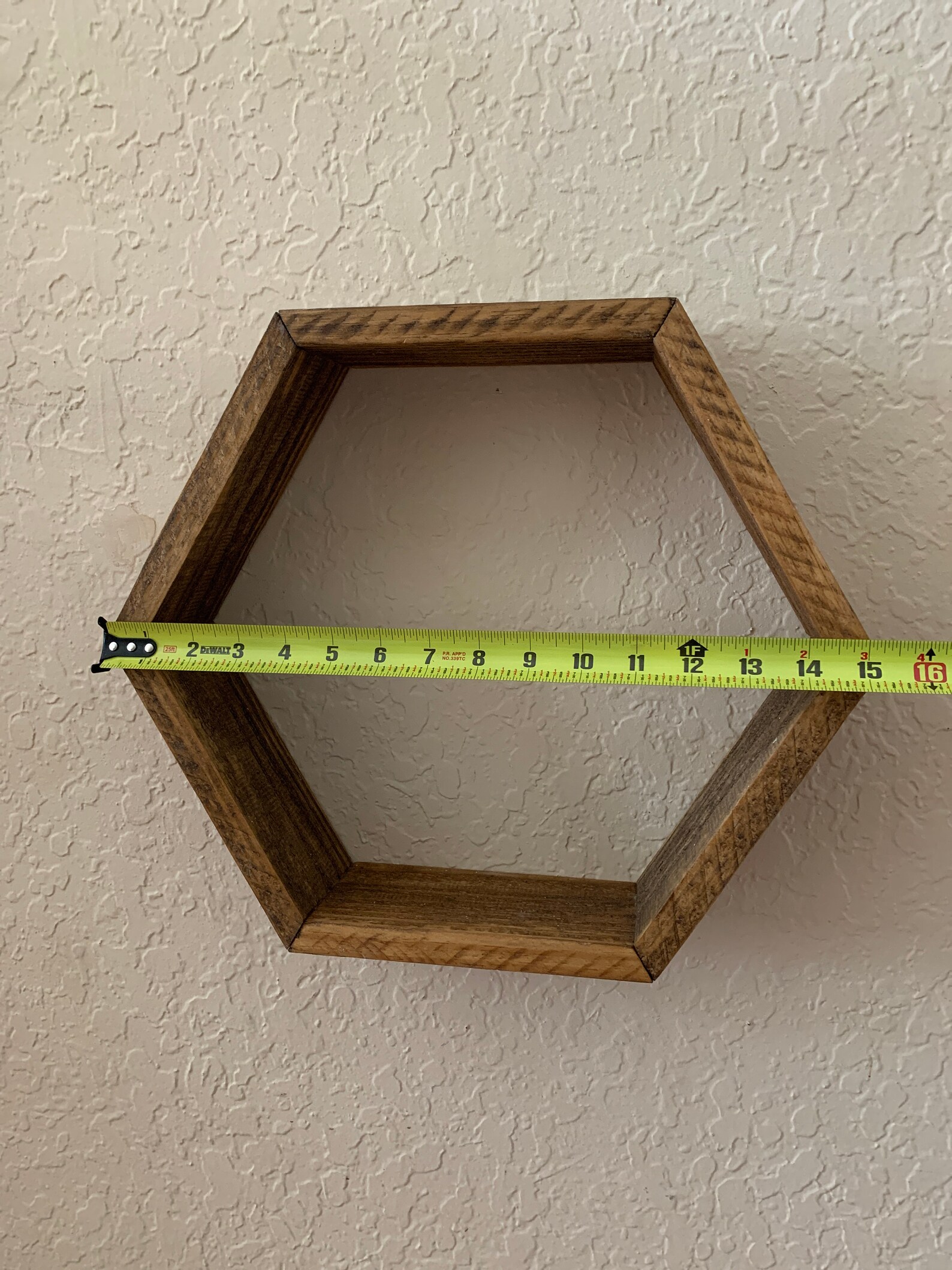 Hexagon Wall Shelf Etsy