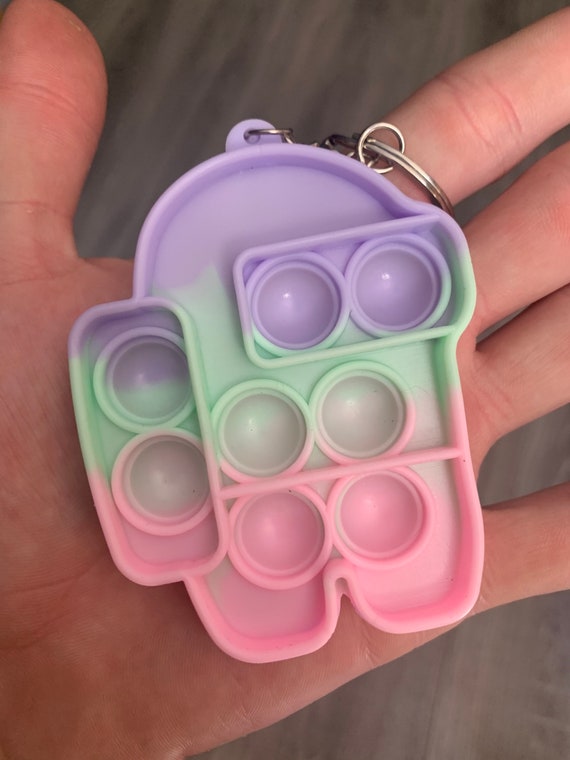 Fidget Pop it Keychains Etsy