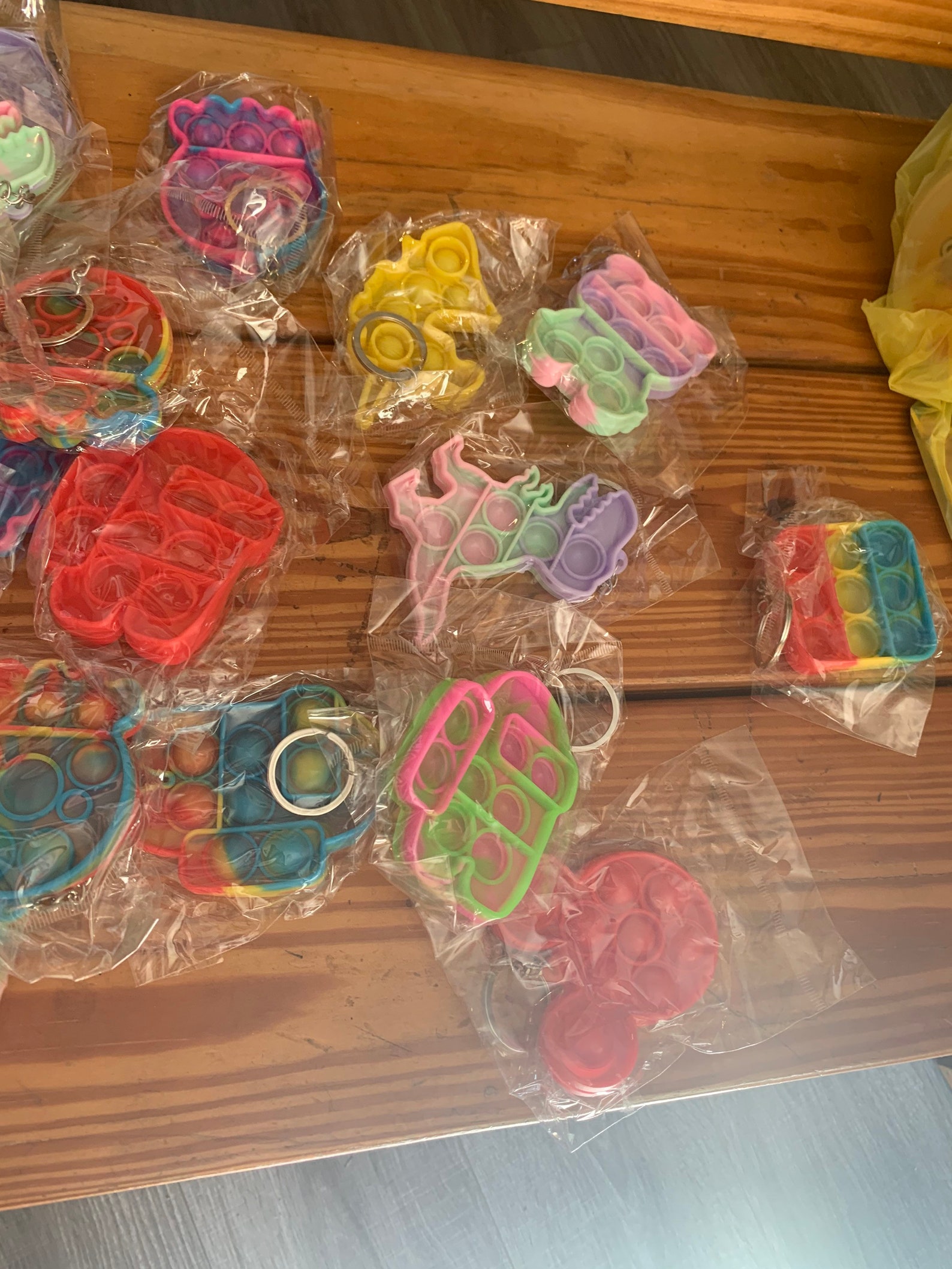 Fidget Pop it Keychains Etsy