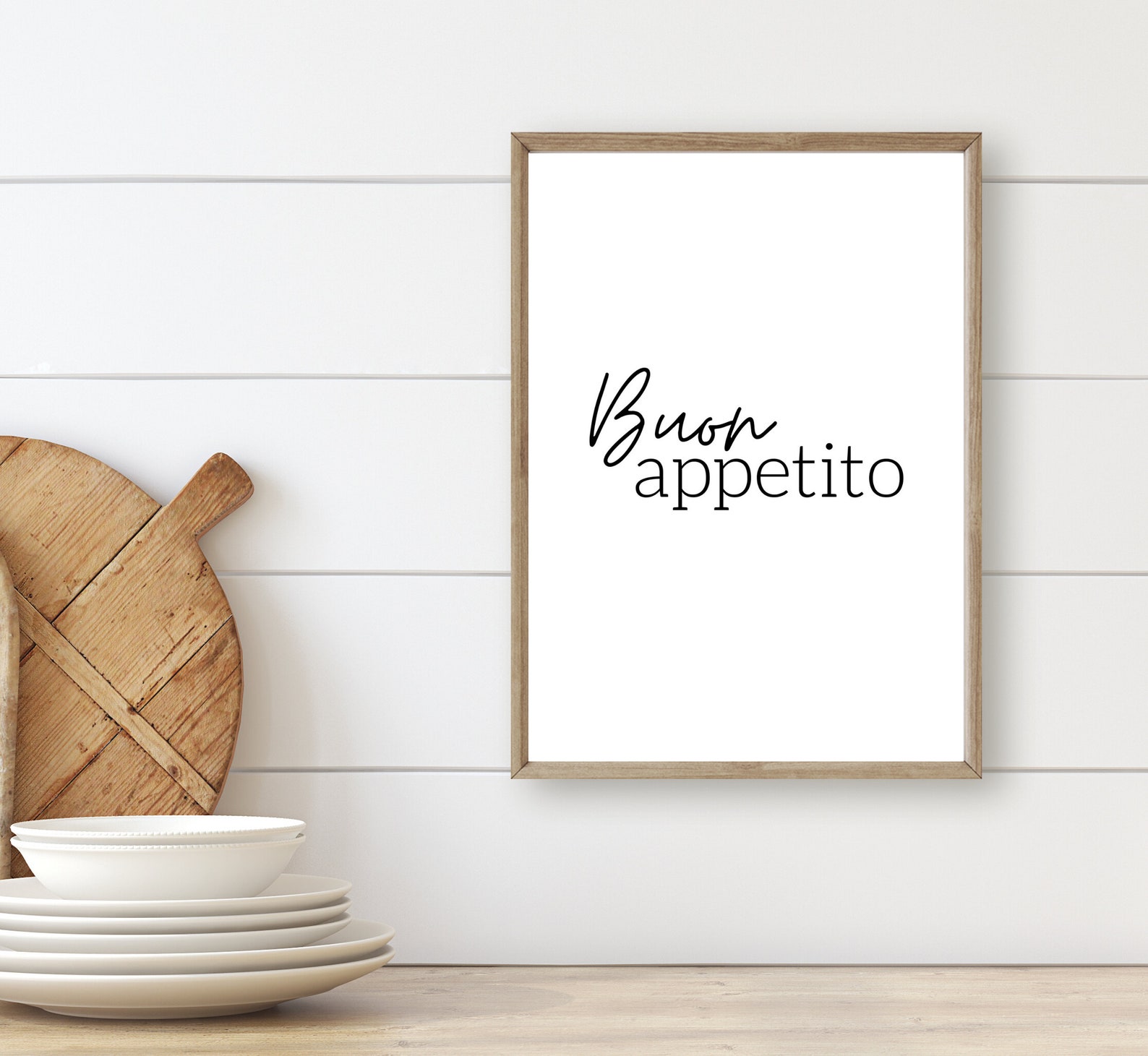 Buon Appetito Kitchen Wall Art Kitchen Decor Italian Etsy
