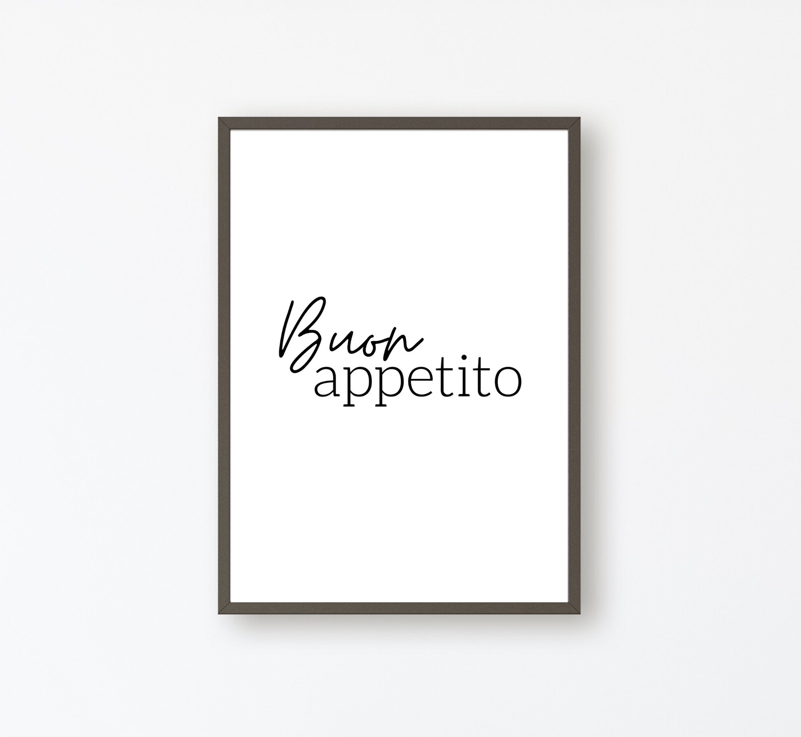 Buon Appetito Kitchen Wall Art Kitchen Decor Italian Etsy