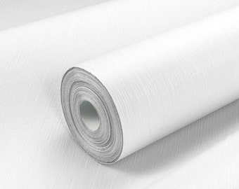 Textured Silk Emboss Vinyl Wallpaper | Contemporary Neutral Design