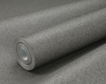 Metallic Charcoal Textured Weave Wallpaper | Contemporary Wallcovering