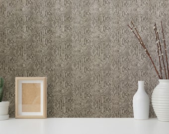 Python Texture Vinyl Wallpaper | Refined Skin Effect, 61 sq ft