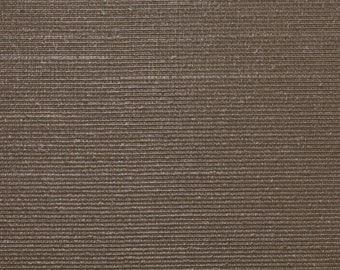 Taupe Textured Vinyl Wallpaper | Fabric Backed, 61 Sq Ft