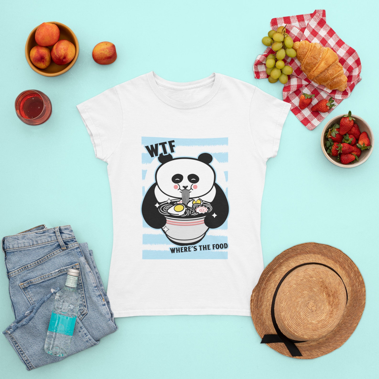 Where's the Food Tshirt Crew neck Tshirt Men's Etsy