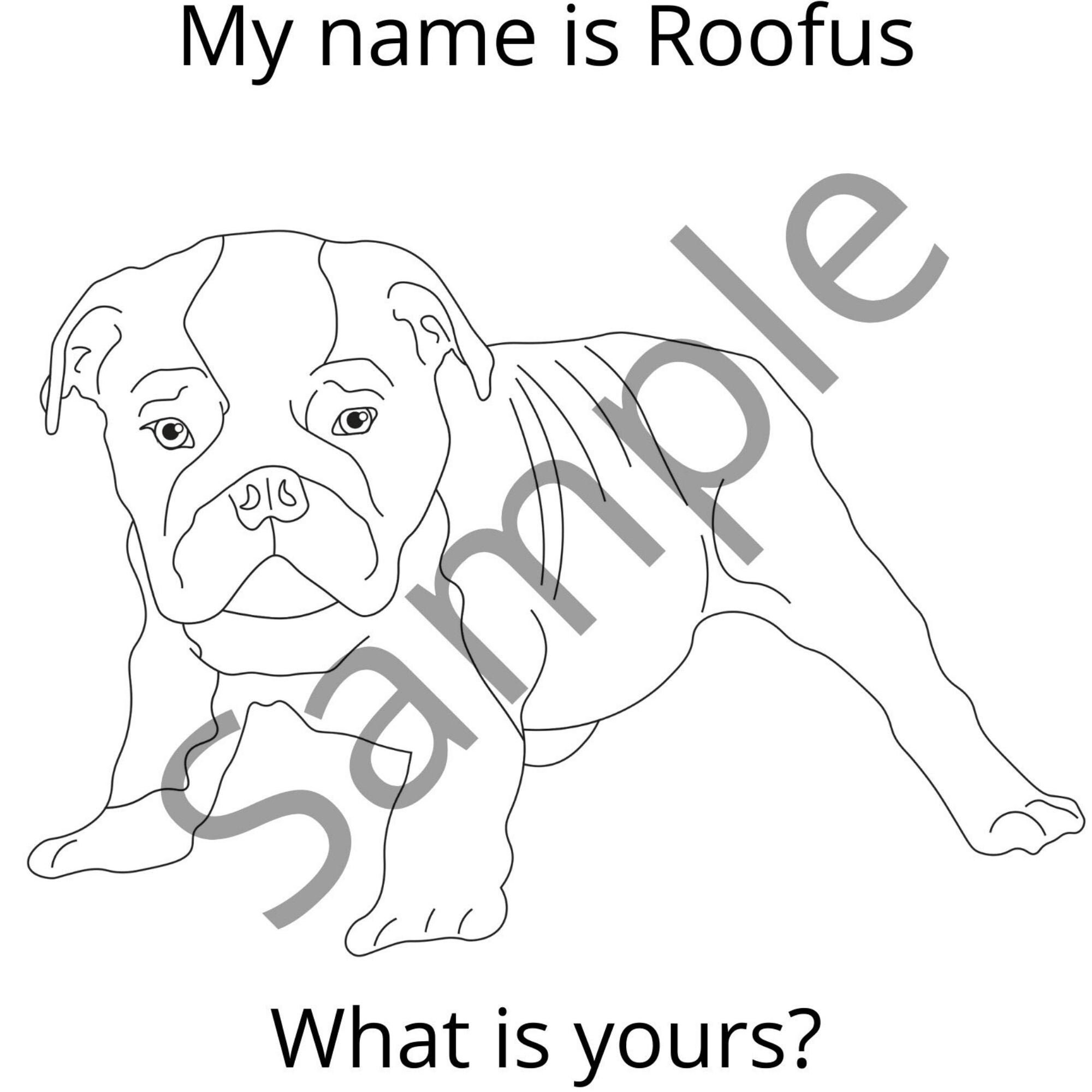 Digital Download Pdf Dog coloring pages Printable | Etsy