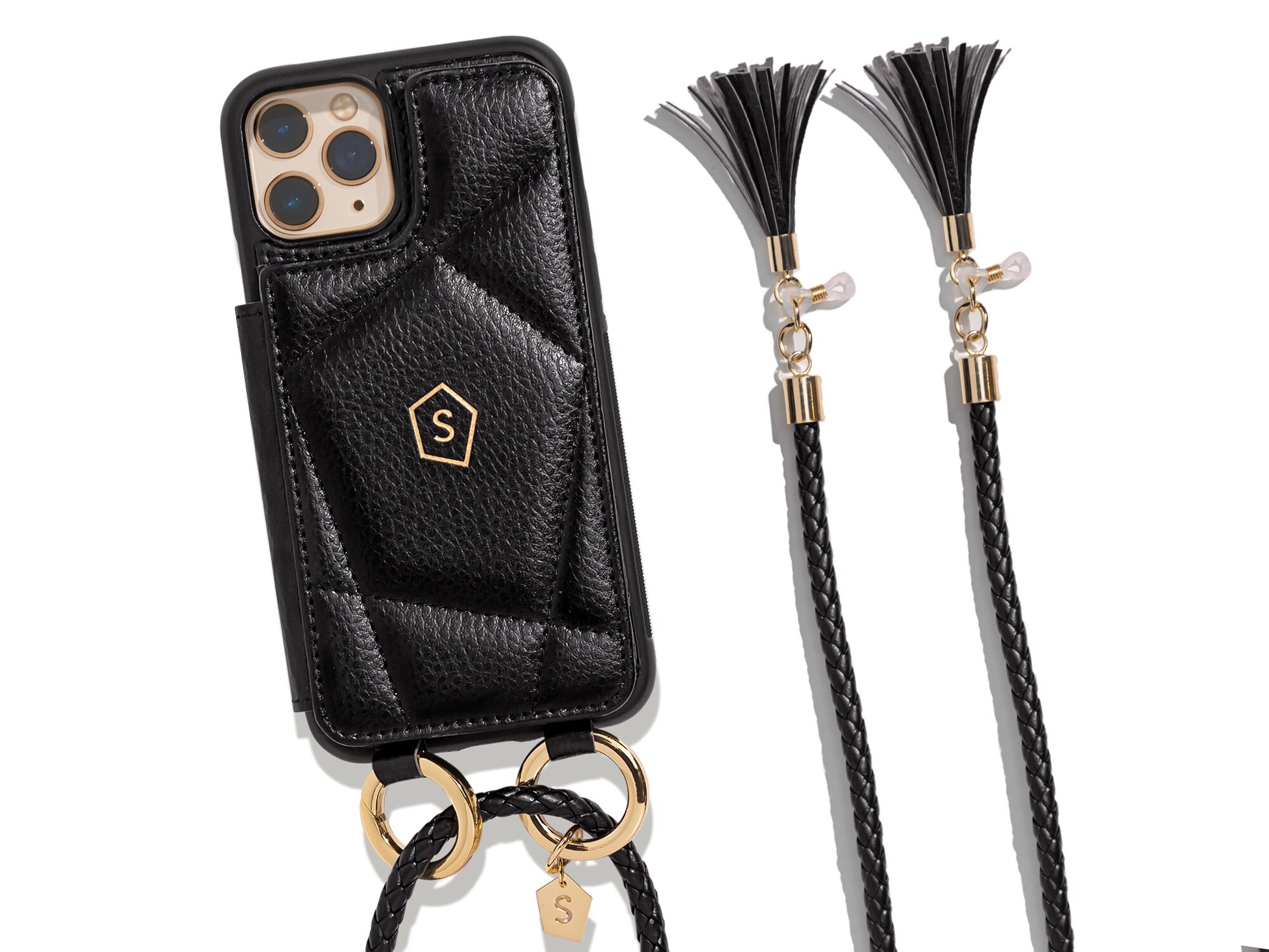 Luxury crossbody phone case with strap / necklace wallet Etsy