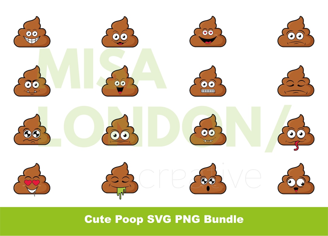 Poop Emoji Svg Bundle Poop Svg Bundle Poop Cut File Poop Etsy Norway