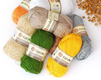 Yarnart Etamin - Embroidery Yarn, Embroidery Thread, 1.06 Oz, 196 Yds Crocheting Yarn, Needlepoint Thread, Cross Stitch, 100% Acrylic,