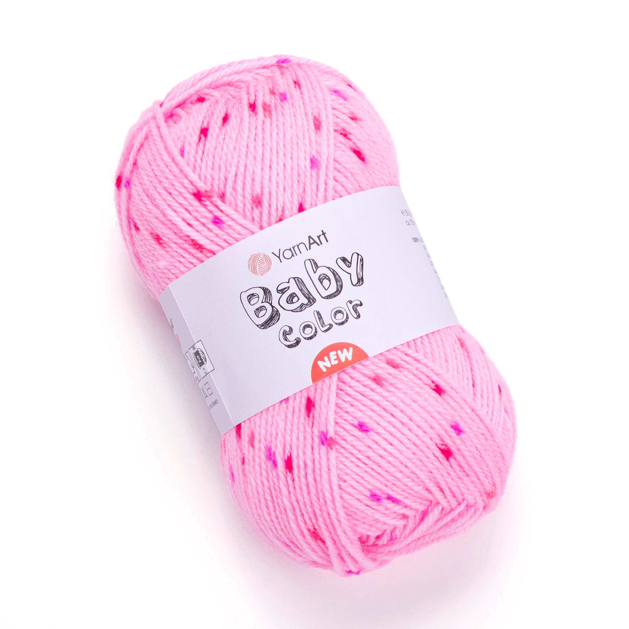 Yarnart Baby Color Soft Baby Yarn, Seasonal Yarn, Colorful, Knitting ...