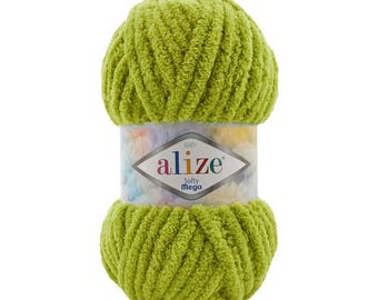 Alize softy mega yarn baby pattern alize baby yarn, softy yarn, acrylic yarn. Soft Yarn, baby accessory yarn,