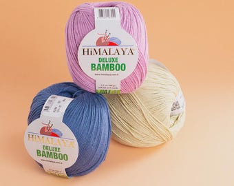 Himalaya deluxe bamboe, 100 gram gehaakt garen, breigaren, babygaren, bamboegaren, katoengaren, sportgaren, amigurumi-garen