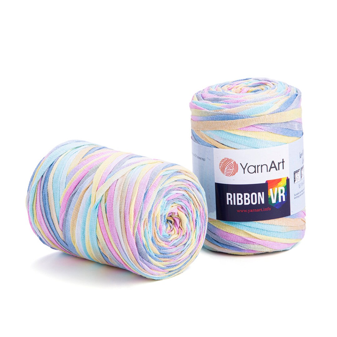 Yarnart Ribbon VR Multicolor Knitting Yarn, Shirt Yarn,colourful
