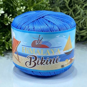 Himalaya Bikini, Knitting Yarn, Mayokini Yarn, Swimsuit Yarn, Lingerie Yarn, Summer Yarn, Elastic Mask Yarn, Blouse, Shorts, Pareo