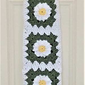 Plastic Bag Holder, Daisy, Flower, Crochet Pattern, PDF Digital Pattern
