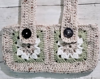 Crochet Wheelchair Caddy Bag Pattern, Granny Square Walker Bag (PDF)